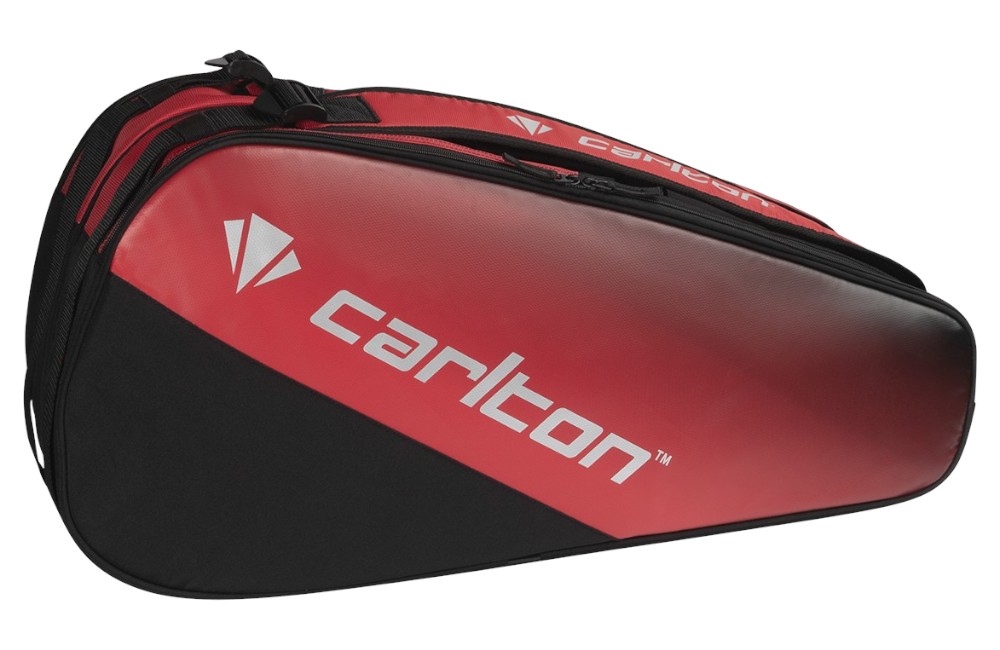 Carlton Pro 2 Comp Racket Bag Black Red