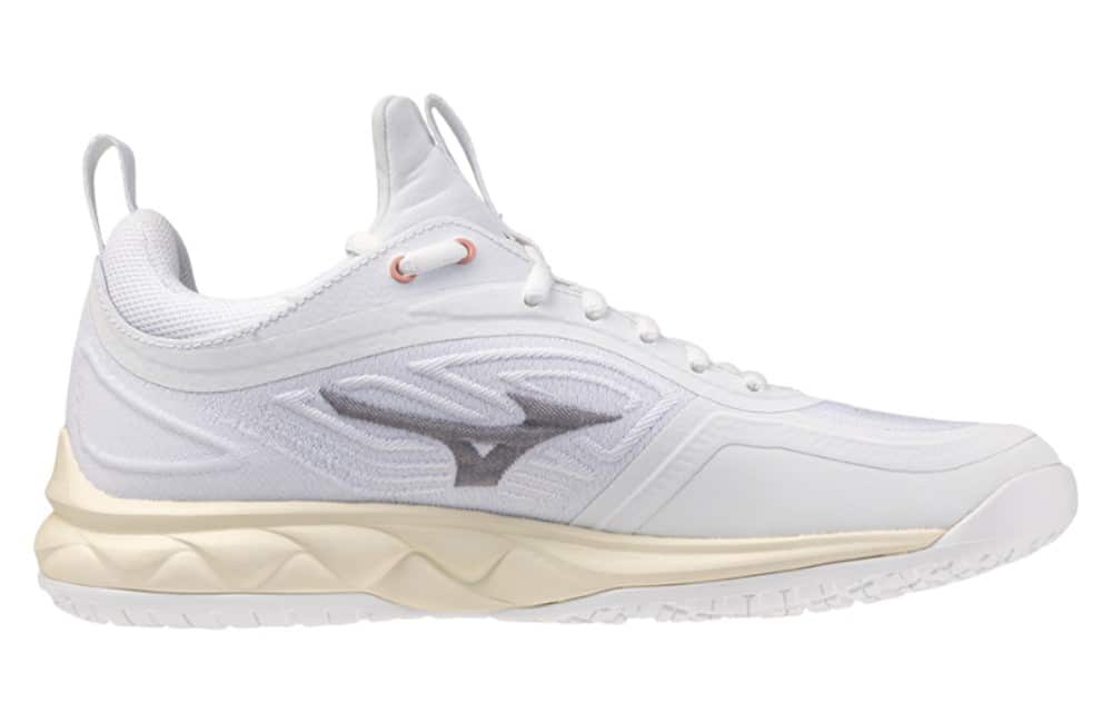 Mizuno Wave Luminous 3 Women White Rose side