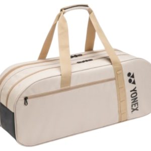 Yonex BA72631WEX Gearlogic Tournament Bag – Beige - AllRackets.com