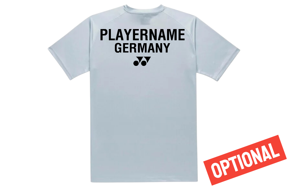 Yonex Crew shirt 16861EX Silver Gray print