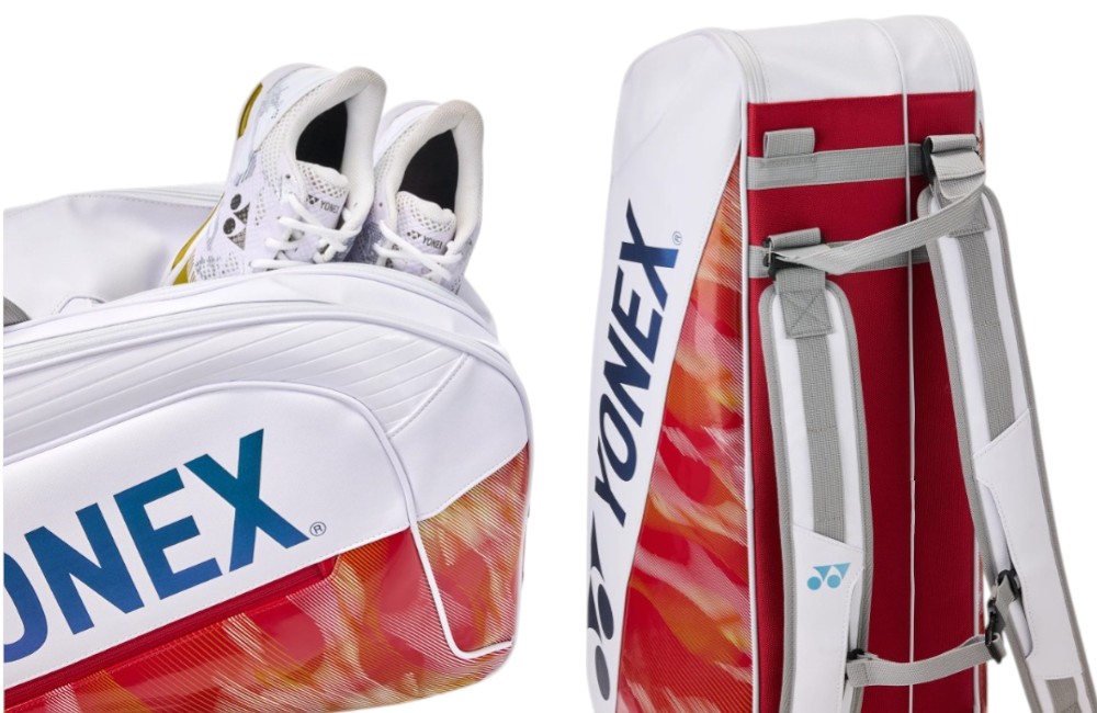 Yonex Expert Racket Bag 6 Pcs White 2