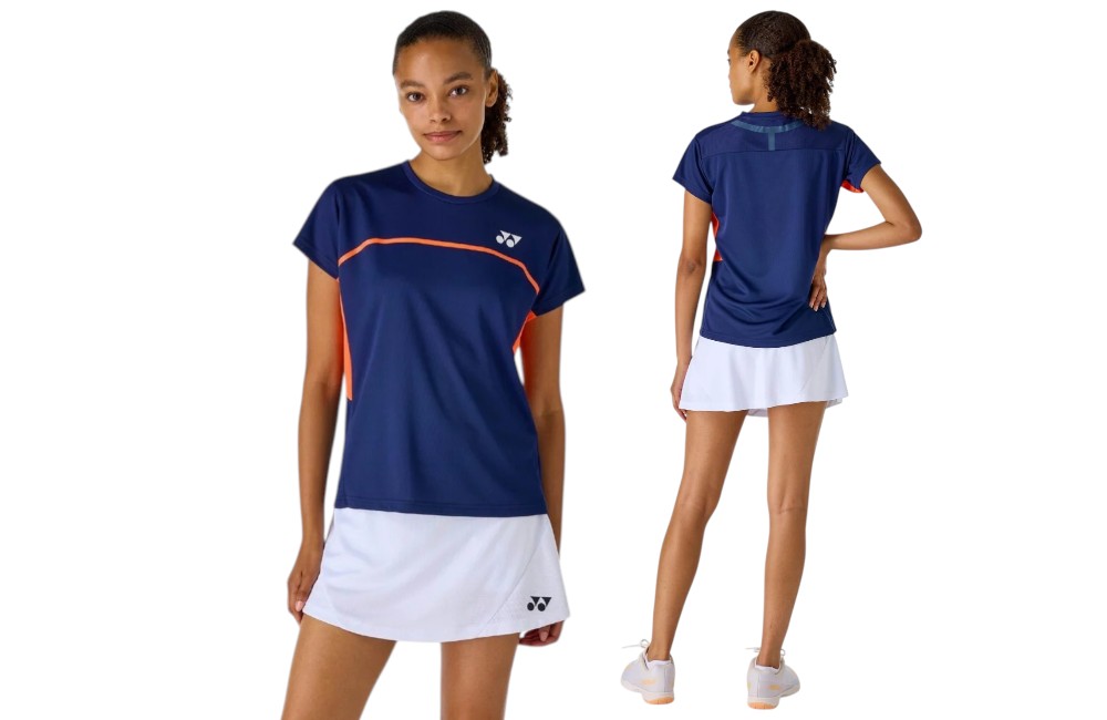 Yonex Womens Crew shirt 21004EX Dark Navy model