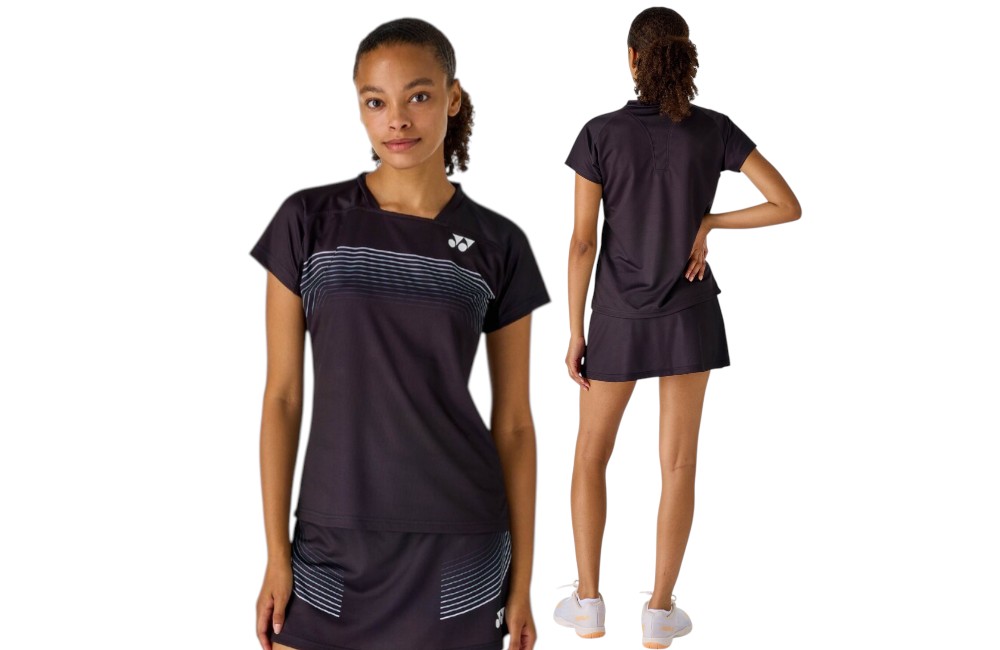 Yonex Womens Crew shirt 21005EX Black Model
