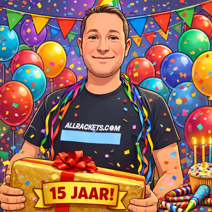 Allrackets 15 jaar