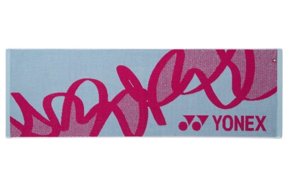 Yonex AC1091YX Sports Towel 33 x 100cm Aqua Blue Pink