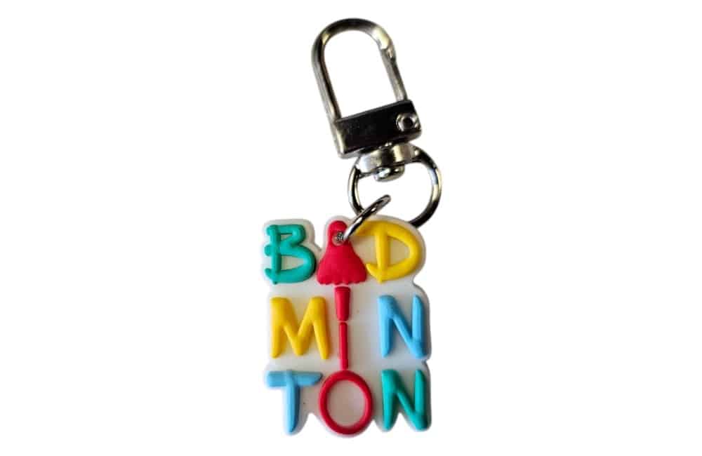 Silva Sleutelhanger Badminton Letters 2