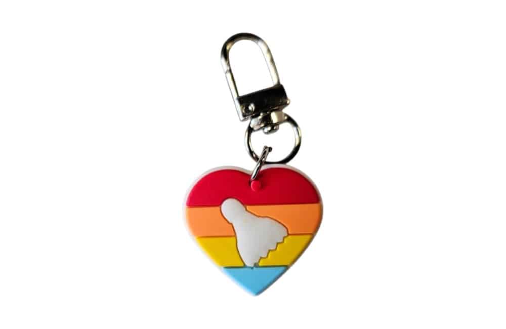 Silva Sleutelhanger Hart Regenboog