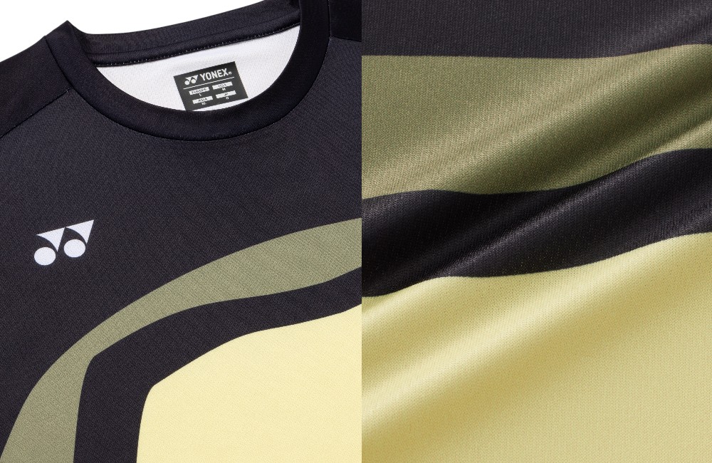 Yonex Crew Neck Shirt 16865EX Pale Yellow Detail