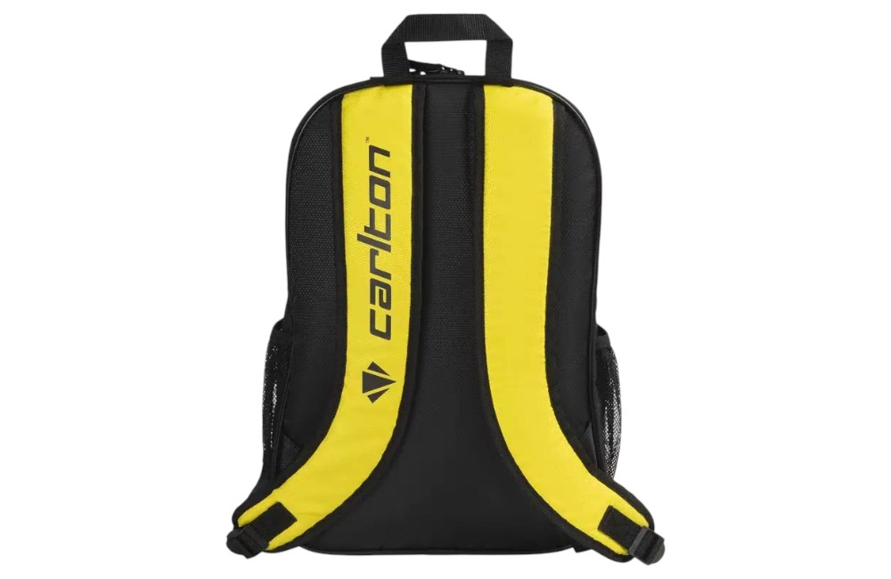 Carlton Team Backpack Black Yellow back