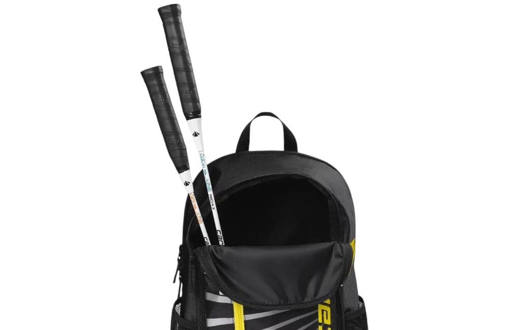 Carlton Team Backpack Black Yellow pocket