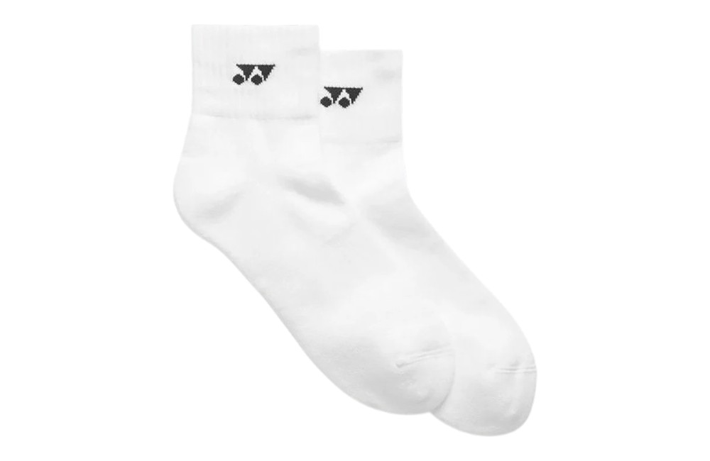 Yonex 3 Pack Basic Quarter Sock 19254EX White